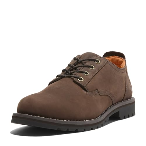 Timberland Men's Redwood Falls Lace Up Waterproof Shoe, Dark Brown Nubuck, 10.5 Medium