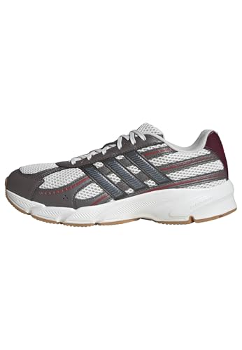 adidas Men's Technochaos 2000, White/Trace Grey Metallic/Better Scarlet, 10.5