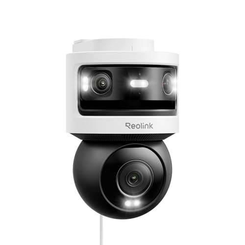 REOLINK OMVI 3i WiFi, Triple-Lens Outdoor Security Camera, 10MP 180° Panoramic + 8MP 4K Pan-Tilt, SyncTrack & Auto Tracking, Dual-Band WiFi 6, Smart Detection, Local AI Video Search, No Monthly Fees