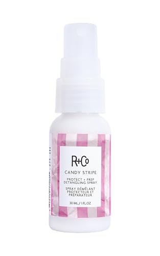 R+Co Candy Stripe Detangling Spray | Lightweight Leave-In Conditioner for Easy, Tangle-Free Hair | Hydrating, Smoothing & Shine-Boosting Formula | Vegan, Cruelty-Free | 1 Fl Oz