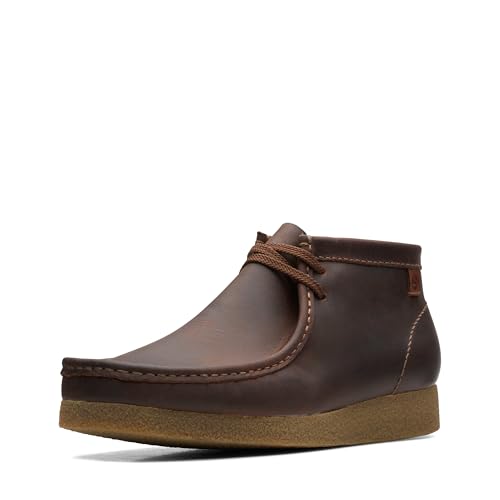 Clarks Collection Men's Shacre Boot Ankle Boot, Beeswax Leather, 9.5 Medium US