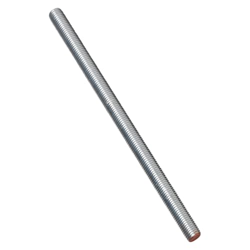National Hardware N179-366 4000BC Steel Threaded Rod 5/8 in-11 x 12 in Zinc Plated UNC Coarse Thread 4500 lbs Safe Working Load for Plumbing Electrical Heating Applications