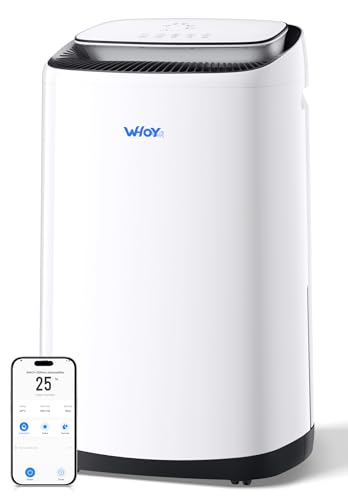 WHOY 80 Pint Dehumidifier for Basement, 50 Pint DOE, Drain Hose, 5000 Sq Ft