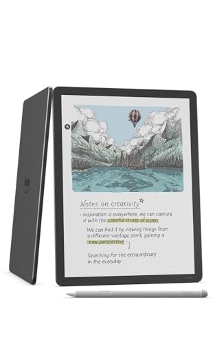 Amazon Kindle Scribe Colorsoft 32GB (newest model) — 11” paper-like color display with front light — One notebook to replace them all — Write in notebooks, docs, and books. Pen included - Graphite