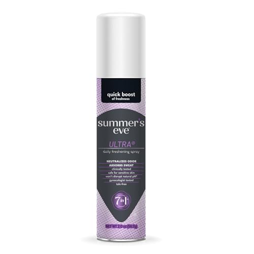 Summer's Eve Ultra Daily Feminine Spray with Talc-Free, Odor-Neutralizing and Sweat-Absorbing Formula, 2 Oz
