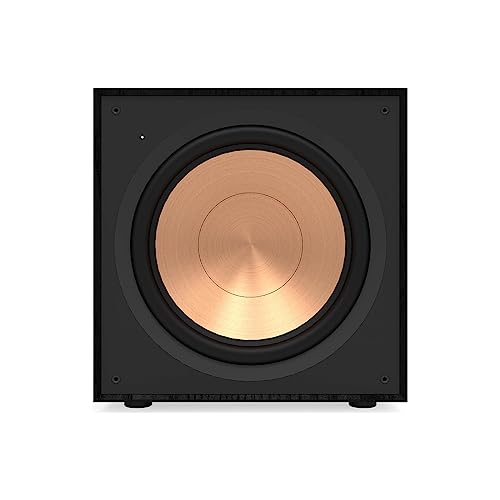 Klipsch Reference Front-Firing Subwoofer with revamped Spun-Copper thermoformed crystalline Polymer woofers