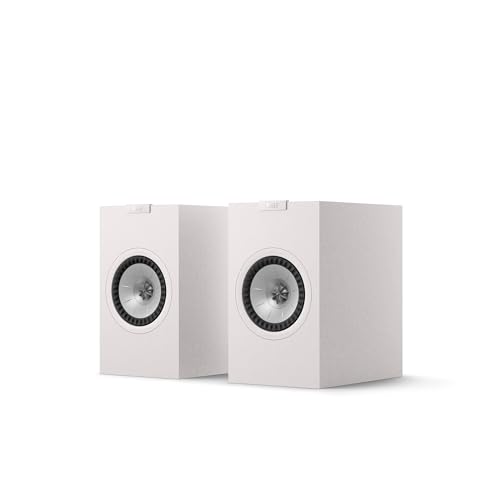 KEF Q1 Meta Bookshelf Speaker (White, Pair)