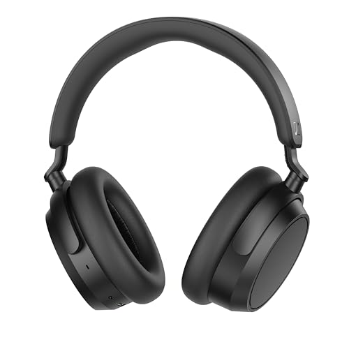 Sennheiser ACCENTUM Plus Wireless Bluetooth Headphones Noise Cancelling - Quick-Charge Feature, Up to 50HR Playtime, Adaptive Hybrid ANC, Bluetooth Over Ear Headphones for Traveling, School, Black