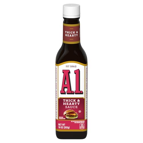 A1 Thick & Hearty Steak Sauce 10 oz (Pack of 3)