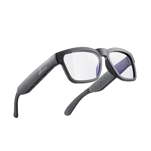 OhO sunshine Bluetooth Glasses: Voice Control and Open Ear Style Smart Glasses to Listen Music & Calls, UV400 Protection Lens
