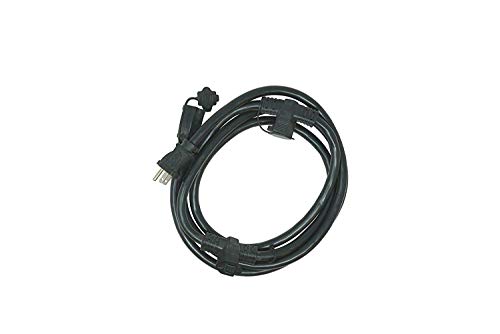 Woods Medium Duty Extension Cord, 9Ft, 14 Gauge, 3 Conductor, 9 Outlet, General Purpose Cord, SJTW, Black, 3130