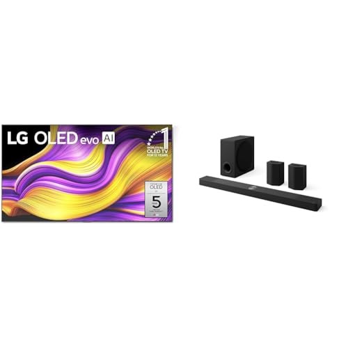 LG 77" OLED evo G5 4K AI TV, 9.1.5-Ch. S95TR Soundbar with Dolby Atmos, DTS:X, Wireless Speakers and Subwoofer Home Theater Bundle