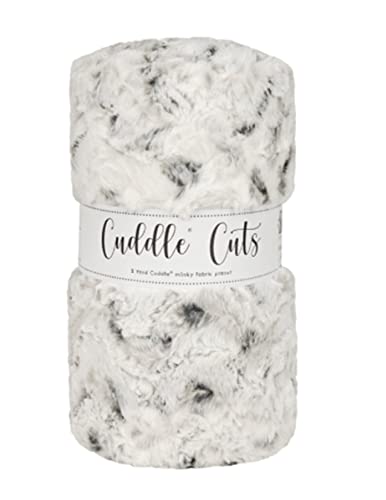 Luxe Cuddle Cut 2Yd-Snowy Owl Alloy