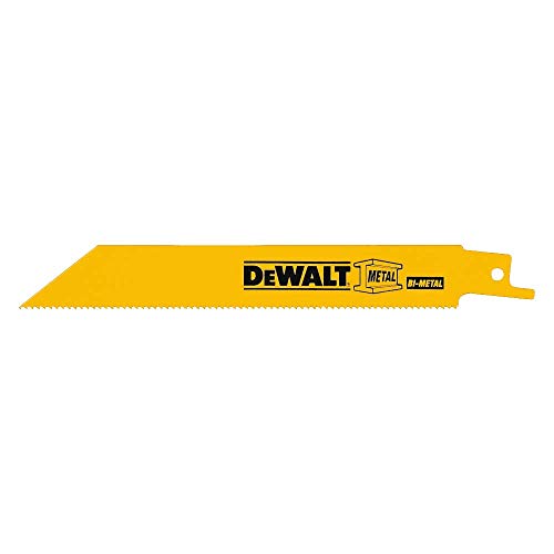 DEWALT Reciprocating Saw Blades, Straight Back, 12-Inch, 18 TPI, 25-Pack (DW4822B25)