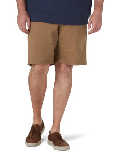 Lee Men's Extreme Motion Flat Front Short, Original Khaki, 29