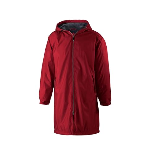 Holloway Conquest Knee-Length Jacket,Scarlet, 3X-Large