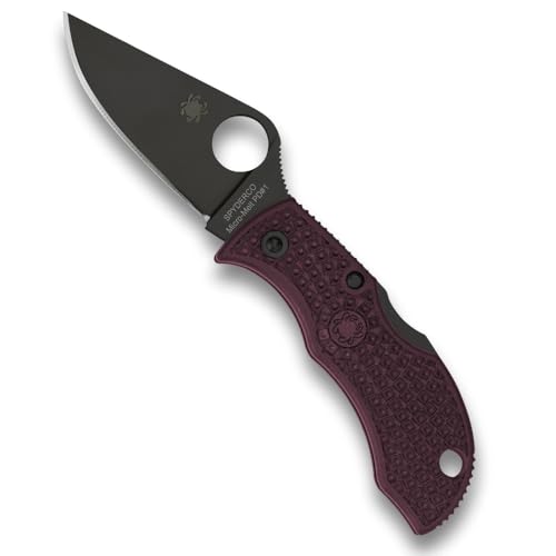 Spyderco Manbug Sprint Run Folding Pocket Knife, PlainEdge