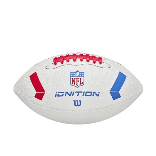 WILSON NFL Ignition Football - Junior Size, White
