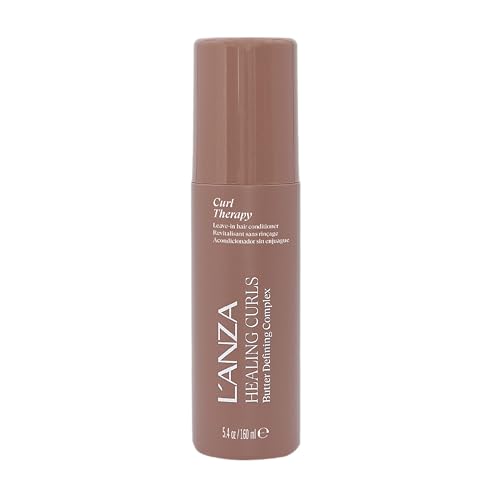 L'ANZA Healing Curls Curl Therapy Leave In Conditioner For Curly Hair, Frizz Control, Moisturizes, Hydrates, Strengthens, Reduces Breakage, Enhances Definition, Color Safe, Sulfate Free (5.4 Fl Oz)