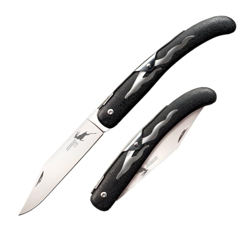 Cold Steel Kudu Lite 4.25" 5Cr15MoV Steel Clip Point Razor-Sharp Blade 5.75" Zy-Ex Handle Everyday Carry Versatile Folding Knife, Boxed