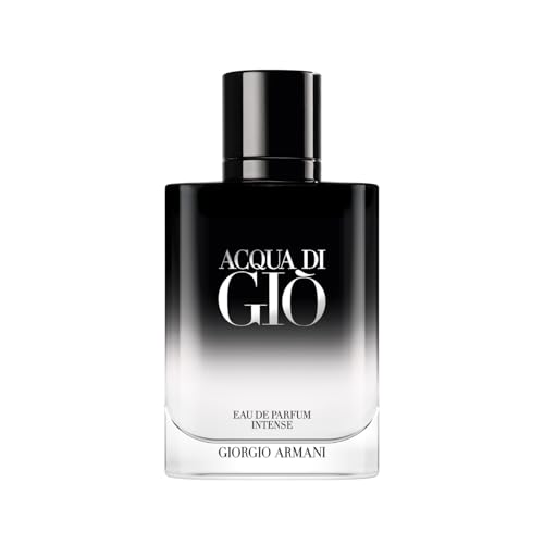 Armani Beauty - Acqua di Giò - Eau de Parfum Intense - Cologne for Men - Woody Fruity Fresh Men’s Fragrance - With Bergamot, Acquatic Accord, Woody & Ambery Notes - 3.3 Fl Oz