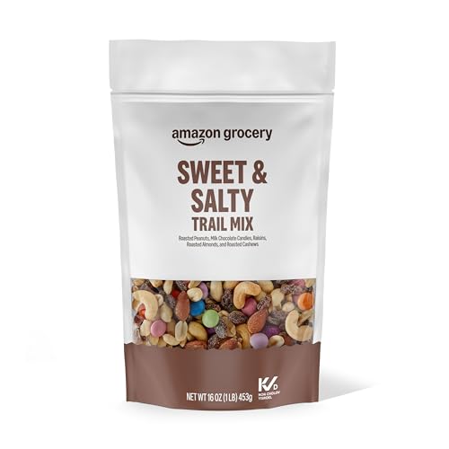 Amazon Brand - Happy Belly Nuts, Chocolate & Dried Fruit, Trail Mix, 1 pound (Pack of 1)