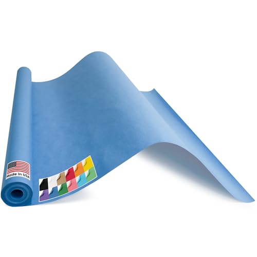 Paclord USA Made 36" x 1200" Dark Blue Kraft Paper Roll, 45 lbs Thickness, American Quality Kraft Paper for School, Bulletin Board - Non-Toxic, Odorless, Safe for Kids