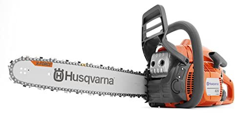 Husqvarna 435 Gas Chainsaw, 40-cc 2.2-HP, 2-Cycle X-Torq Engine, 16 Inch Chainsaw with Smart Start, For Wood Cutting and Tree Trimming, 970612116
