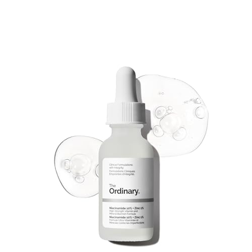 The Ordinary Niacinamide 10% + Zinc 1%, Smoothing Serum for Blemish-Prone Skin, 1 Fl Oz