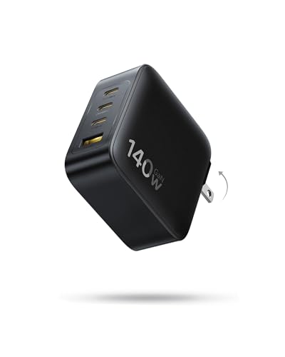 Baseus PD3.1 140W USB C Charger, PPS Fast Charger Type C, Fast Charging Block for MacBook Air/Pro, Pixelbook, iPad, iPhone 17/16 Series, Galaxy S25 Ultra and More