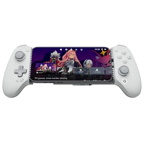 GameSir G8 Plus MFi iPhone Controller, Apple MFi Certified USB-C Gaming Controller for iPhone 15/16/17 Series, Compatible with iPad Mini & Android, Hall Effect Sticks, 2 Programmable Back Buttons