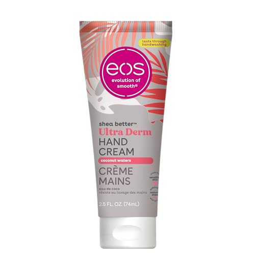 eos Shea Better Hand Cream - Coconut Hand Lotion and Skin Care | Instant Hydration + Lasting Protection | 2.5 oz