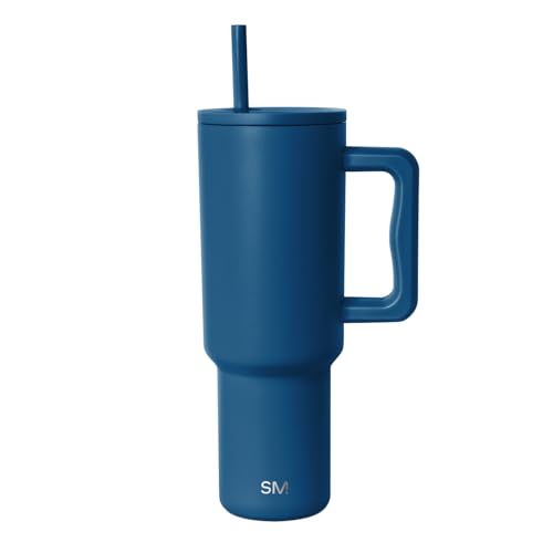 Simple Modern 40 oz Trek Tumbler with Handle and Straw Lid | Cup Holder Friendly Insulated Stainless Steel Travel Mug | Slumberland