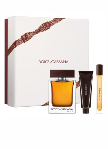 The One by Dolce and Gabbana for Men - 3 Pc Gift Set 3.3oz EDT Spray, 0.33oz EDT Spray (Mini), 1.69oz Shower Gel