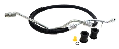 Sunsong 3402557 Power Steering Pressure Line Hose Assembly,Black & Steel