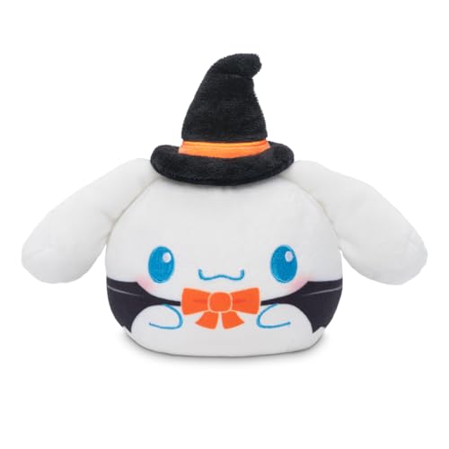 TeeTurtle Reversible Sanrio Cinnamoroll Plushie 4-Inch Halloween Two-Sided Flip Plush Toy with Embroidered Details - Cute Mini Collectible Plush for Kids, Teens, and Adults