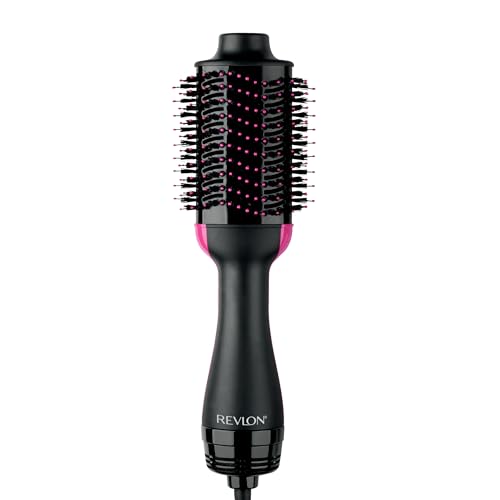 REVLON One-Step Volumizer Hair Dryer and Styler – Easy Salon-Style Blowouts – Less Frizz, More Shine, and Reduced Heat Damage, for All Hair Types and Lengths (Black)