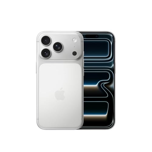 Apple iPhone 17 Pro, US Version, 256GB, eSIM, Silver- Unlocked (Renewed)