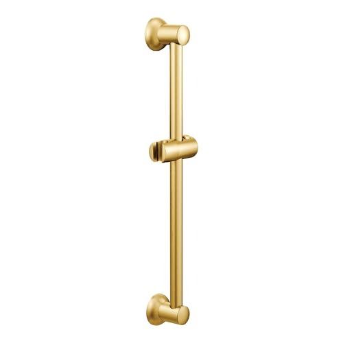 Moen Brushed Gold Handshower 30-Inch Adjustable Slidebar Assembly, A735BG