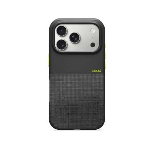 Beats iPhone 17 Pro Rugged Case with MagSafe & Camera Control, Scratch & Drop Tested, Matte Texture with Microfiber Lining - Everest Black
