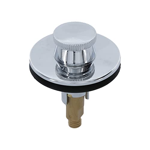 Danco Lift and Turn Bathtub Drain Stopper, Chrome, (88599)