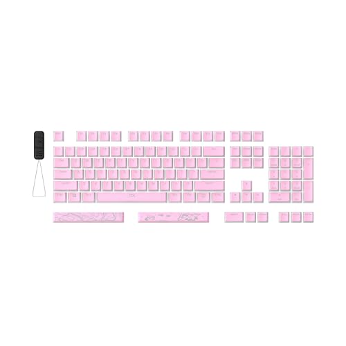 HyperX Pudding Keycaps 2 - Full Key Set - PBT - 112 Keys - Pink
