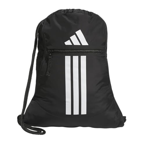 adidas Alliance Sackpack – Drawstring Backpack for Sports, Small Gym Bag