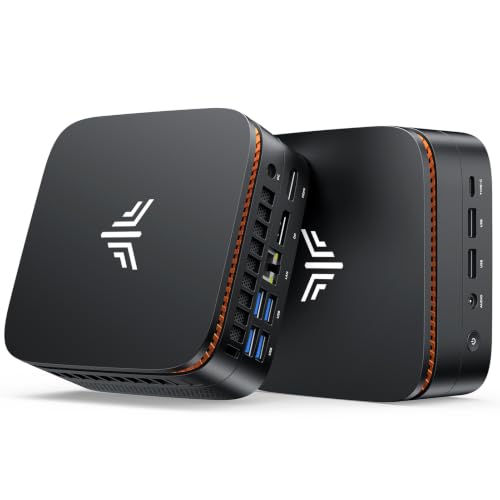 KAMRUI Mini PC, P1 Win 11-Pro AMD Ryzen Embedded R2544 (Beat 3500U/3200U/N150/i3 10110U, Up to 3.7 GHz), 8GB DDR4 RAM 256GB M.2 SSD, Mini Computer Dual 4K/HTPC/Ethernet/WiFi/BT Business/Office/Home