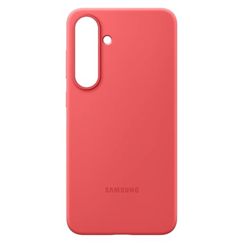 Samsung Galaxy S25+ Silicone Phone Case, Protective Cover, Color Variety, Smooth Grip, Durable Design, Snug Fit, US Version, EF-PS936CREGUS, Red