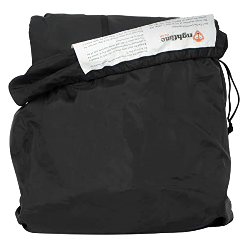 Rightline Gear 100R20 Range 2 Weatherproof Rooftop Cargo Carrier for Top of Vehicle, Attaches With or Without Roof Rack, 15 Cubic Feet, 40 x 36 x 18 inches, Black