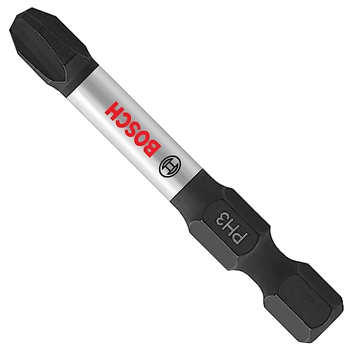 BOSCH ITPH32B 10-Pack 2 In. Phillips #3 Impact Tough Screwdriving Power Bits