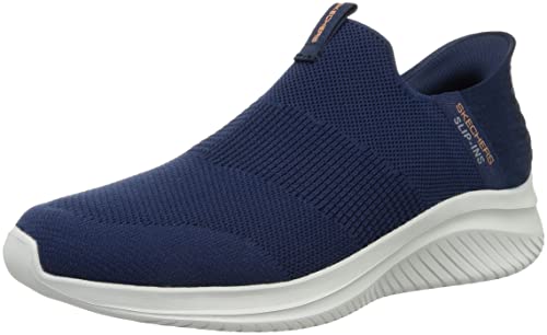 Skechers Men's Ultra Flex 3.0 Smooth Step Hands Free Slip-ins, Navy, 10.5