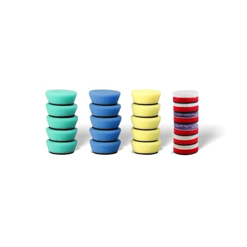 SPTA Mini Polishing Pads Set (21Pcs Mini Polishing Pads Sets, 1.6 inch)