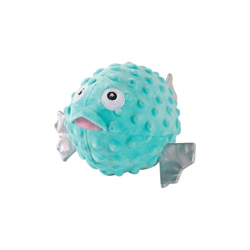 Fringe Studio Squeaker Pet Toy, Puffer Fish (289648)
